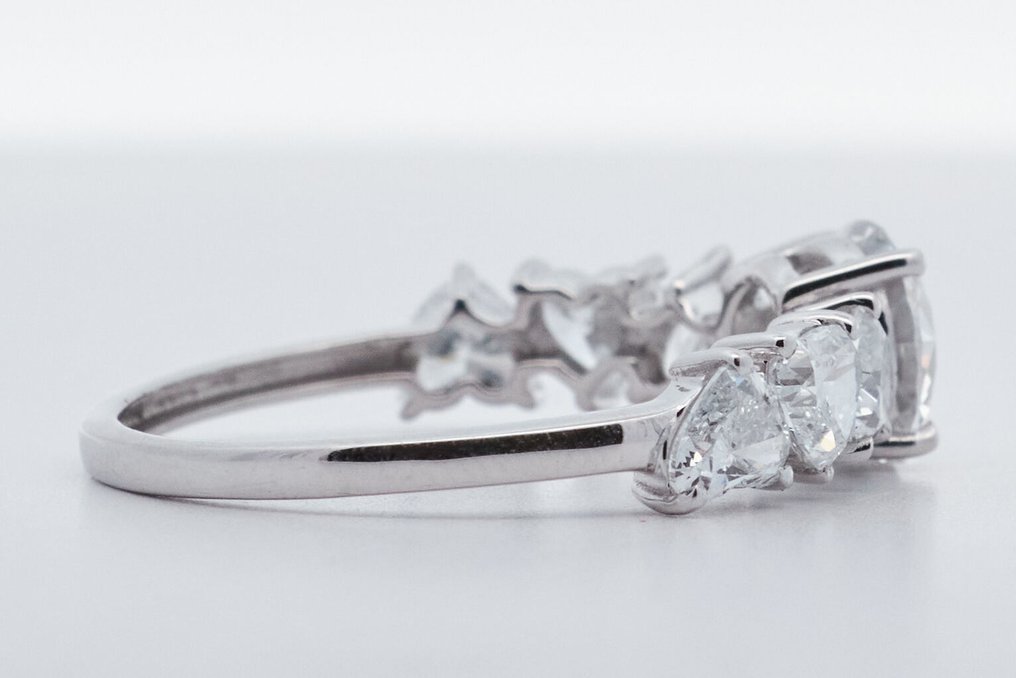 沒有保留價 - 戒指 - 14 克拉 白金 -  2.29ct. tw. 鉆石 (實驗室培育) - 鉆石 #2.1