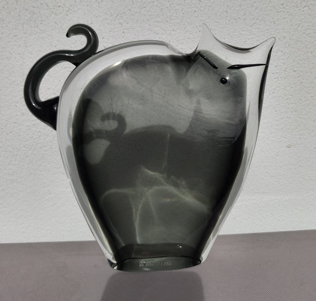 La Murrina - 雕刻, Daiki cat - 25 cm - 穆拉諾玻璃 - 2015 #1.0