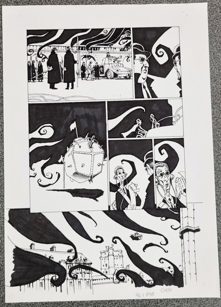 Gess - 1 Original page - La Brigade chimérique - Russe - 2012 #1.0