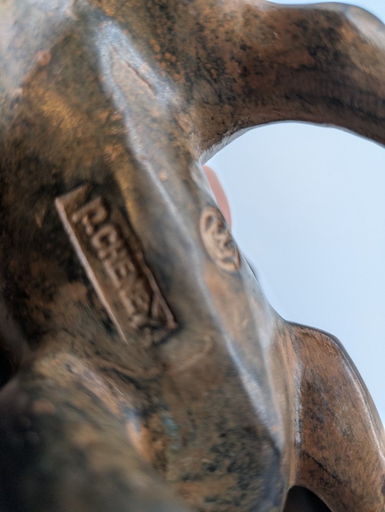 Taureau Moderniste - 雕刻 黄铜色 - 法国 #1.0