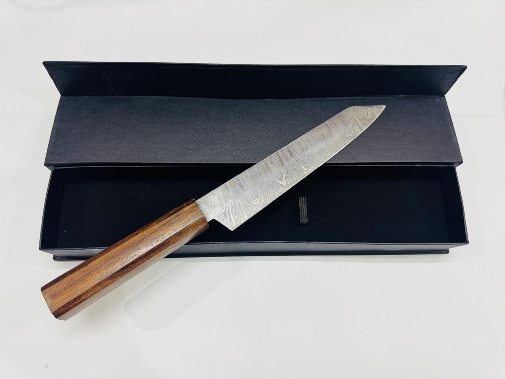 厨刀 - Nakiri bōchō -  日本菜刀（087） - 折叠钢与天然木柄 - 日本 - 日本菜刀 #1.0