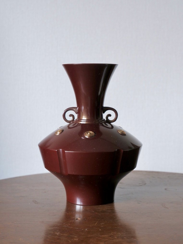 Jarrón - Bronce - Japón - Florero de bronce  (Sin precio de reserva) #1.0