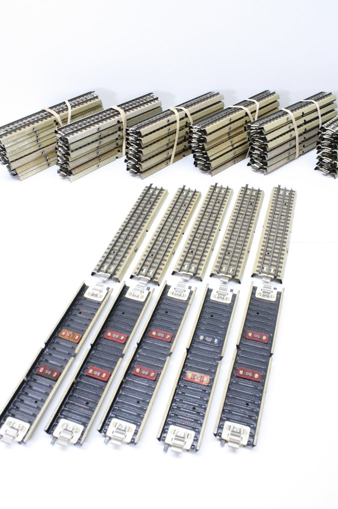 Märklin H0 - 5106 - Model train tracks (70) - 70x M track Rails - 3-Rail (vintage) #1.0