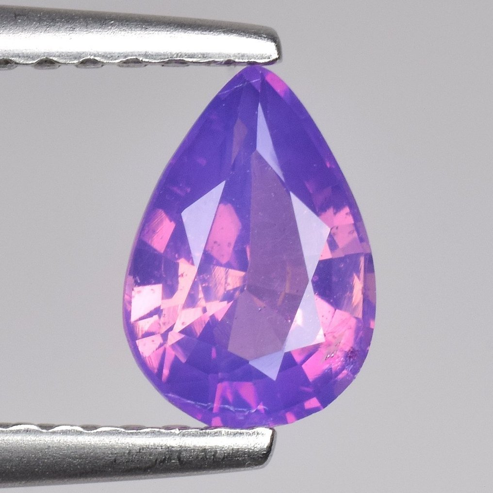 χωρίς τιμή ασφαλείας - 1 pcs  Μωβ, Ροζ Ζαφείρι  - 0.86 ct - Antwerp Laboratory for Gemstone Testing (ALGT) #1.0