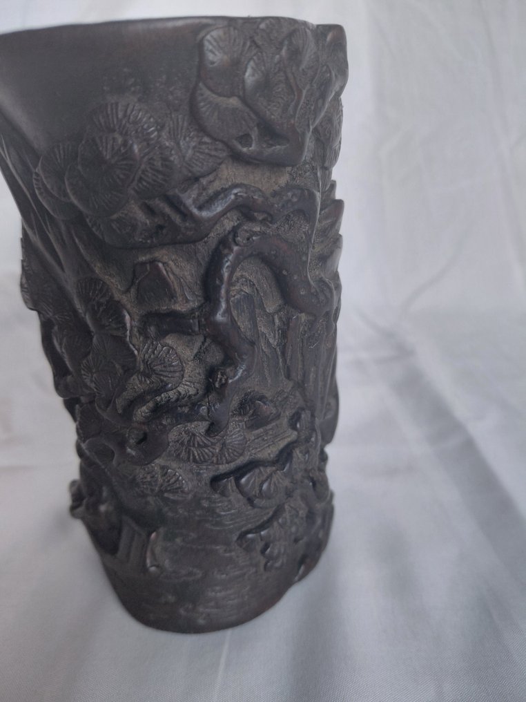 Brush pot - 木 - 中国  (没有保留价) #1.0