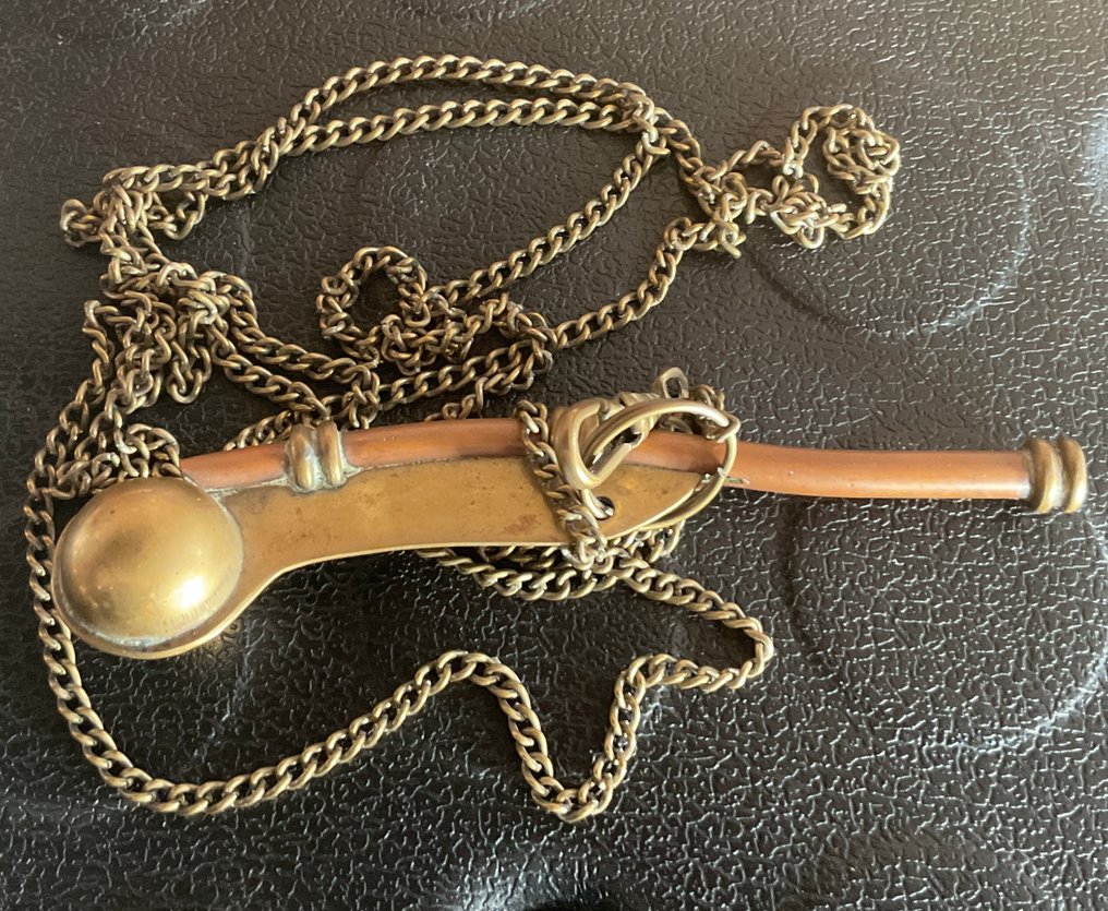 Ναυτικά αντικείμενα - Ορείχαλκος- Oud bootmansfluitje #2.1