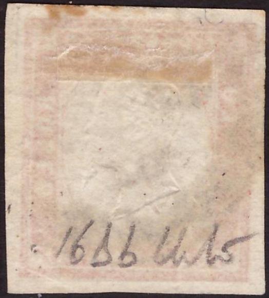 意大利古城邦-撒丁岛 1861 - 40 C. 第61号 浅砖色 - Sassone 16Db #1.0