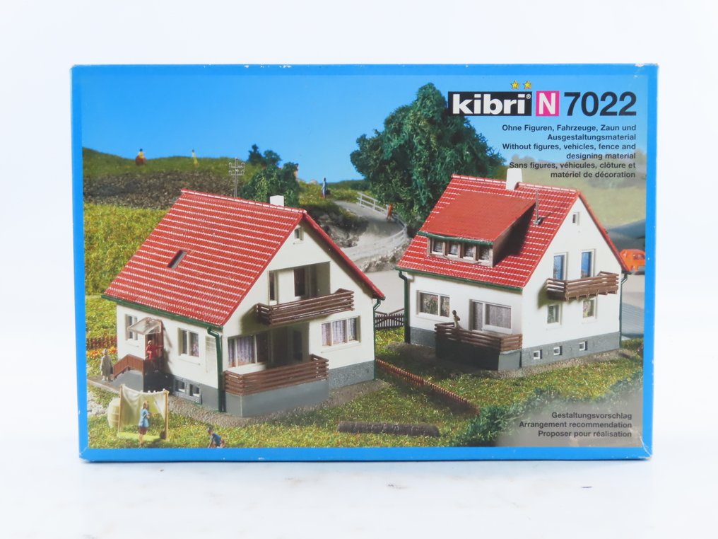 Kibri N - 223/7003/-10/-22/-104/-150/-410 - Modellbahnbausätze (7) - 7 Bouwdozen #4.3