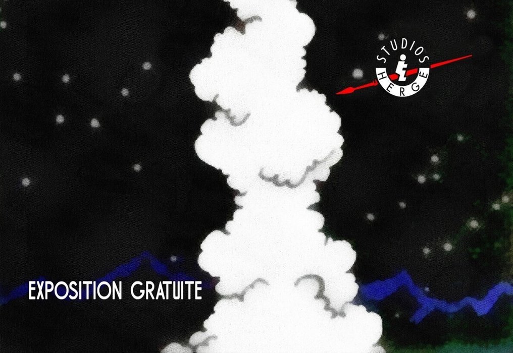 Tintin - 1 Plakat - La Fusée - Centre Pompidou - 2007 #3.2