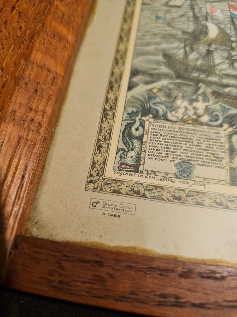 Tray - Wood, Glass - Tray with Rotterdam #2.1