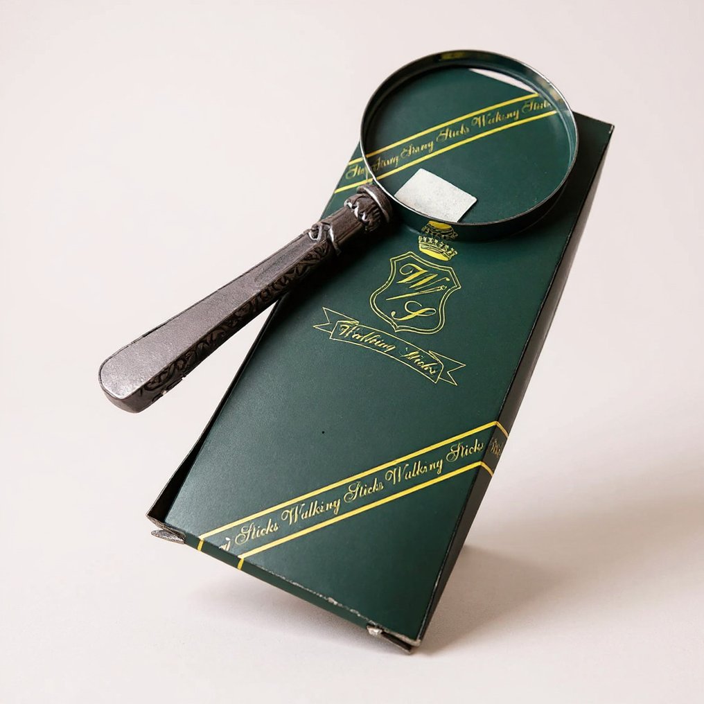 Μεγεθυντικός φακός - 1980-1990 - Ηνωμένο Βασίλειο - WALKING STICKS - Δαχτυλίδι από ασήμι 925 #2.1