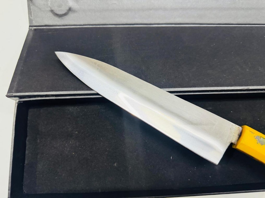 厨刀 - Santoku -  日本 Santuko 刀（078） - 少钢环氧树脂与盒子 - 日本 - 日本的 Santuko Knife #2.1