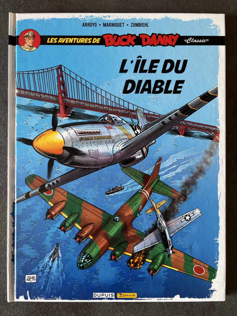 Buck Danny Classic T4 - L'Ile du Diable + dédicace couleur - C - 1 Album - Eerste druk - 2017 #1.0