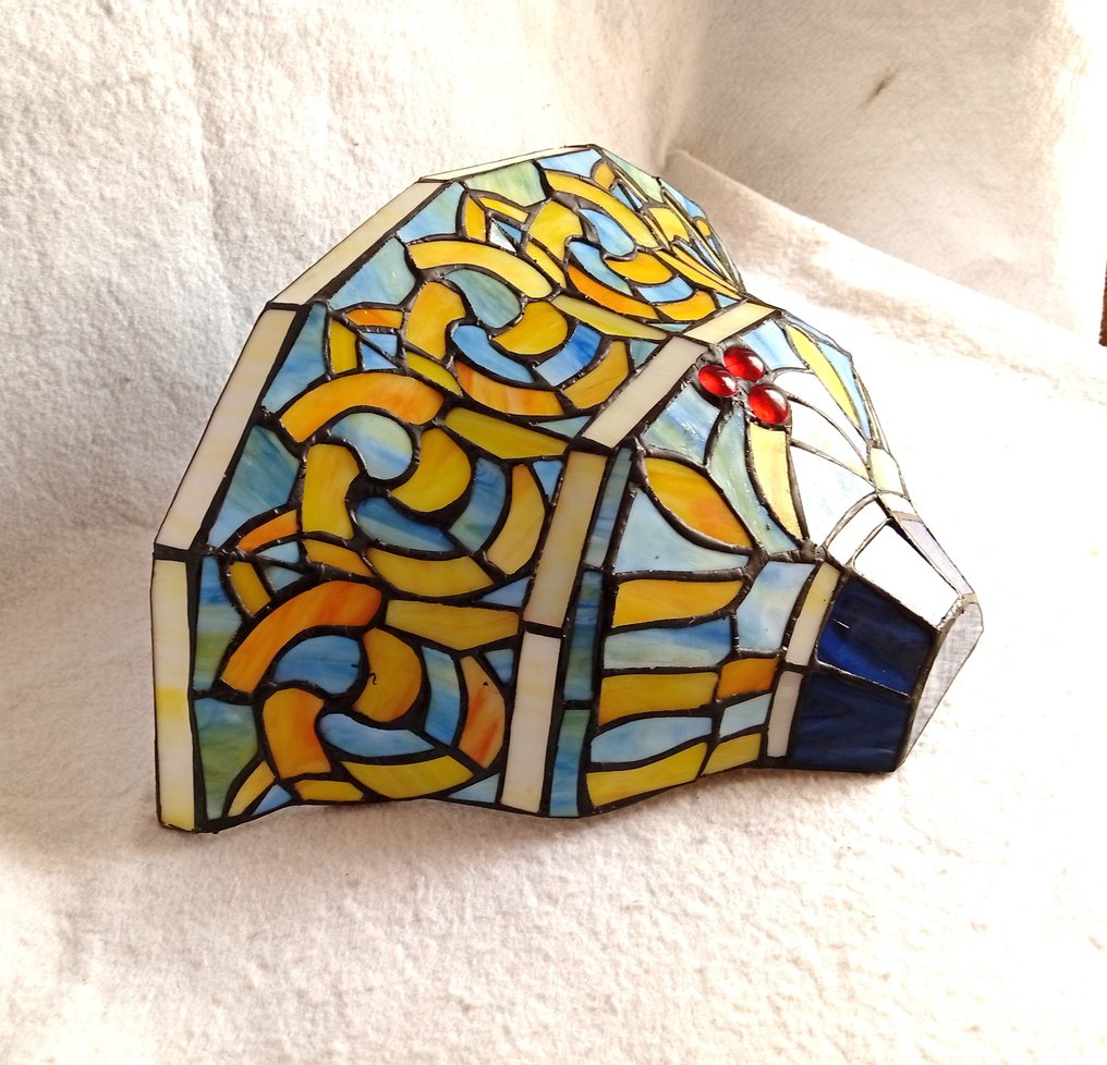 Φωτιστικό τοίχου - Γυαλί, Ορείχαλκος, Πάστα από γυαλί - Grande/Tiffany Style #3.2