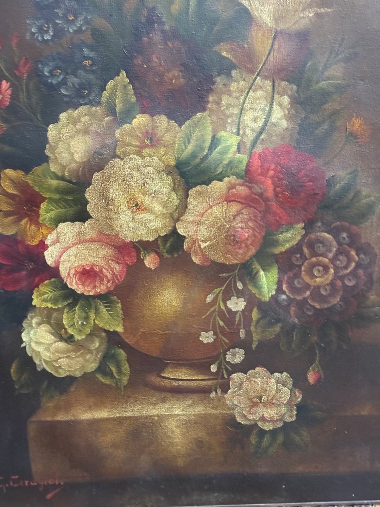 Giorgio Ceragioli (1861-1947), Attr. - Vaso con Fiori #4.3