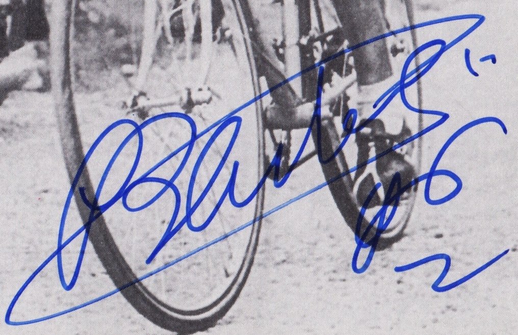 环法自行车赛 - Gino Bartali - 1996 - 签名卡片  #2.1