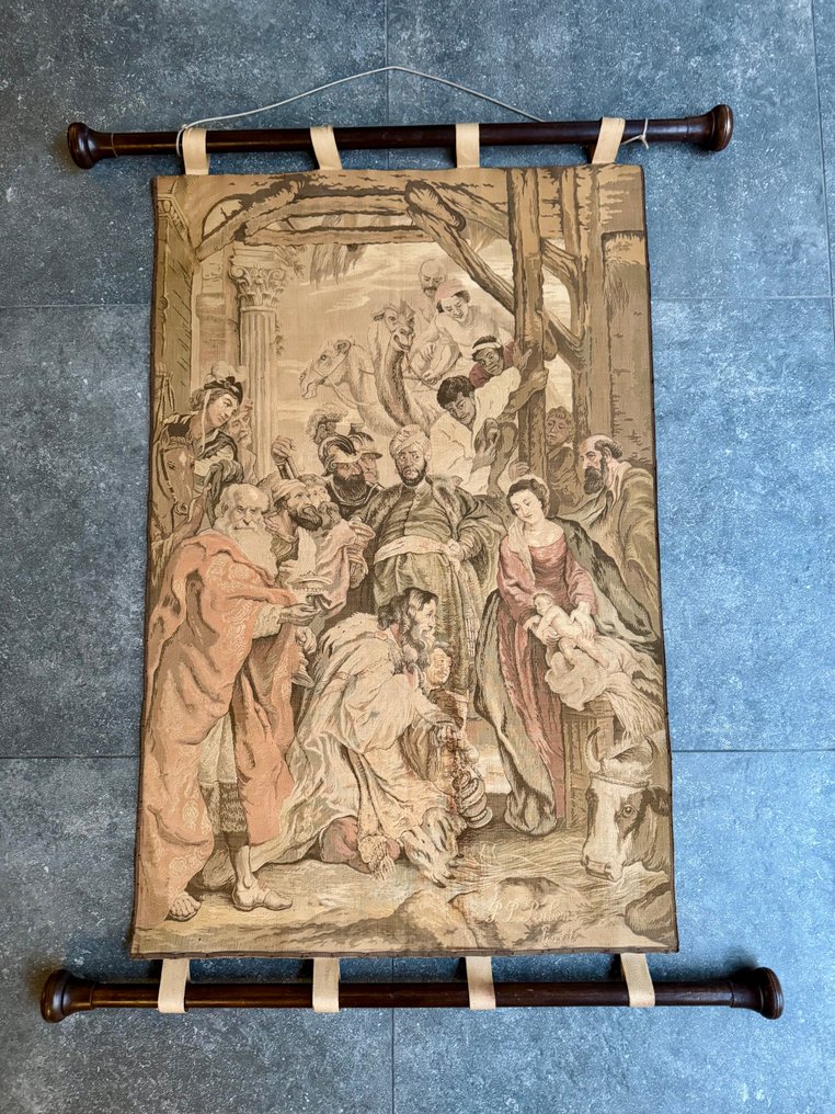 P. P. Rubens - 圣经挂毯  - 105 cm - 68 cm - 三博士的崇拜 #1.0