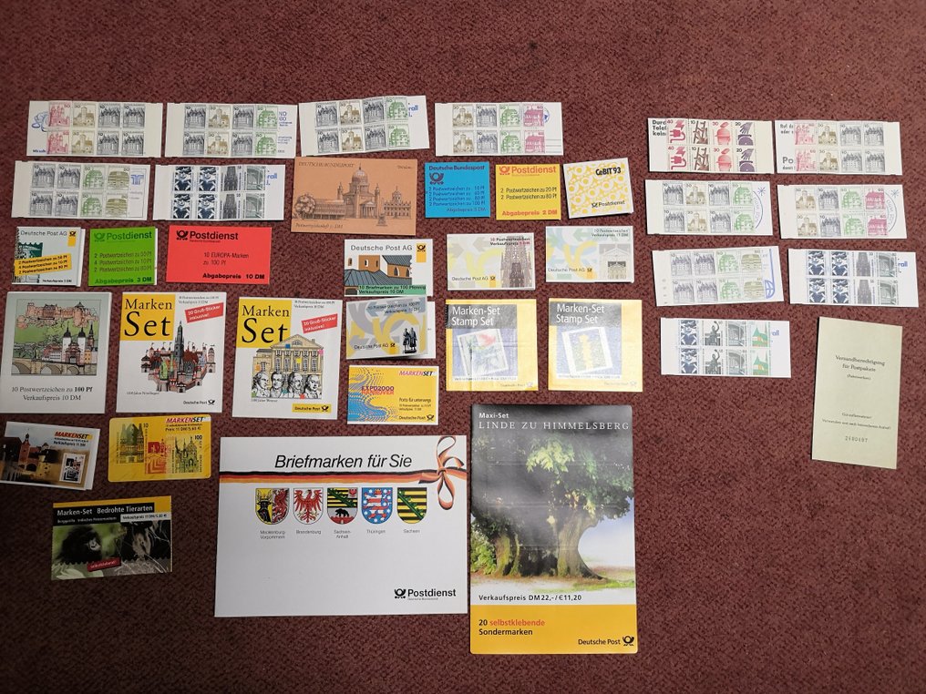 德国，联邦共和国 1974/2001 - 邮票册，新邮票收藏 #1.0