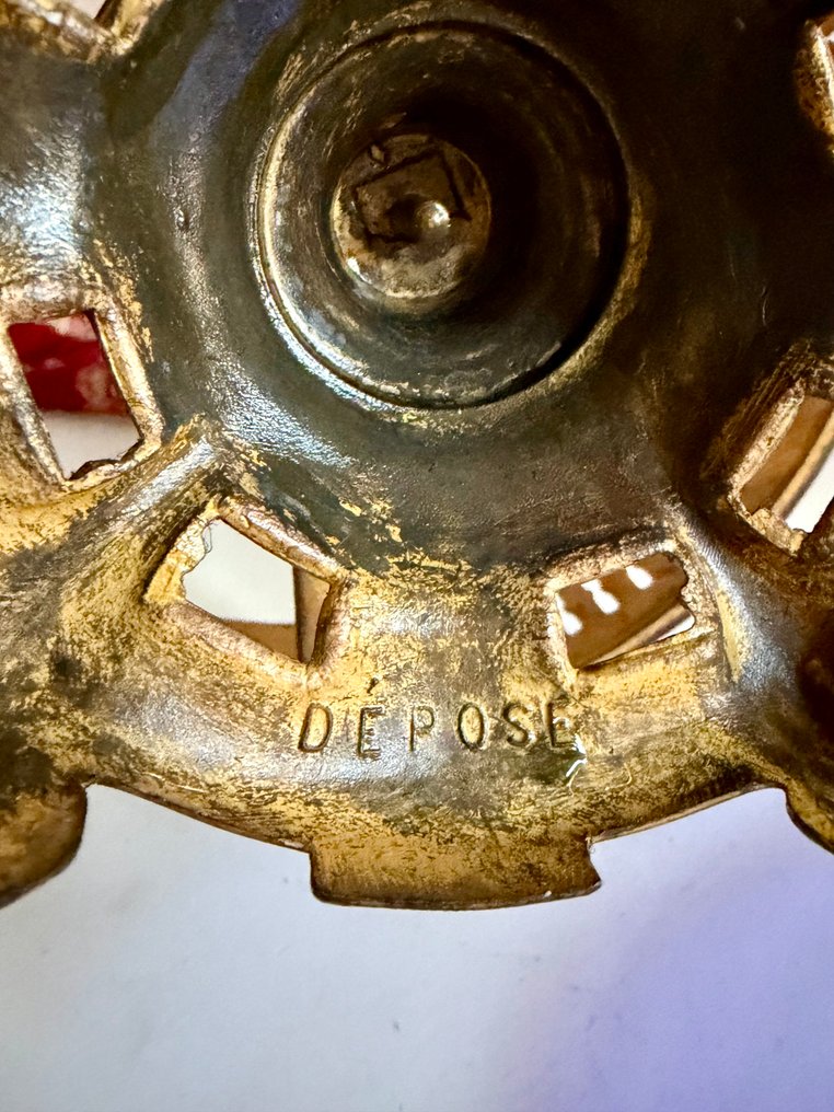 水果盘 (2) - Exclusive Empire-style stand with Parisian pattern - 镀金青铜, 钴 - 已注册，铜 #2.1