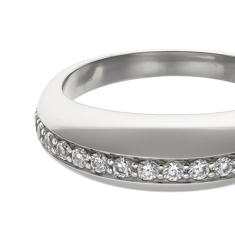 Ring - 18 kt Weißgold -  0.24ct. tw. Diamant (Natürlich)  #2.1