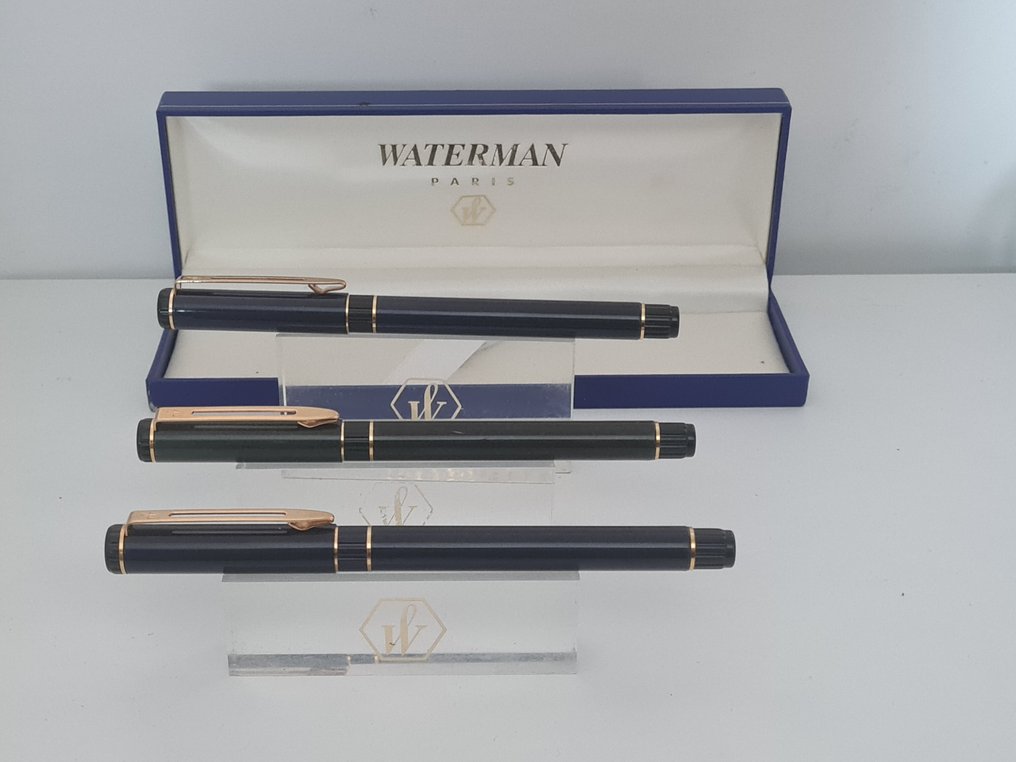 Waterman - Centurion,  (lot de trois stylos à plume) - χωρίς τιμή ασφαλείας - Σετ στυλό #1.0