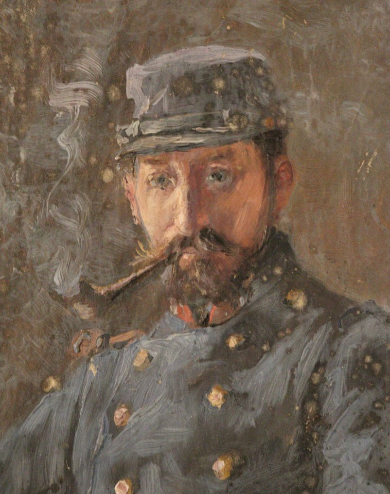 Étienne-Auguste Krier (1875-1953) - Portret van een soldaat #4.3