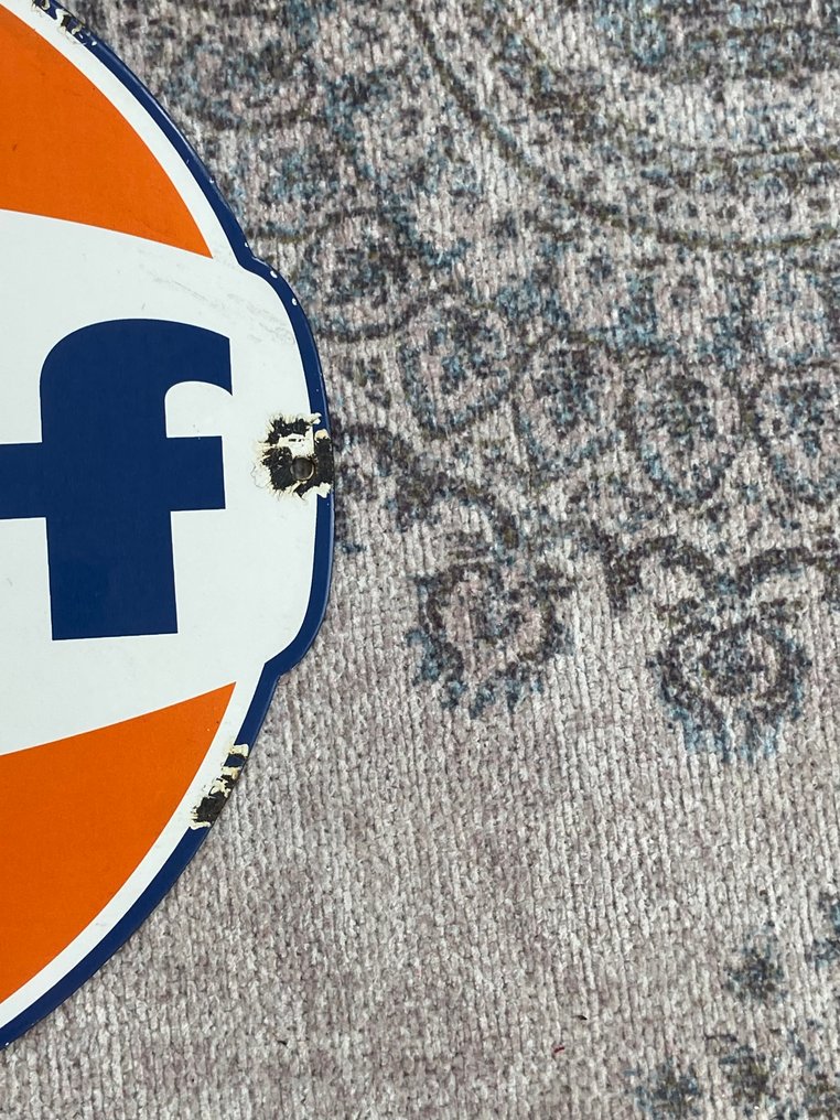 Sign - Gulf - Plaque émaillée #3.2