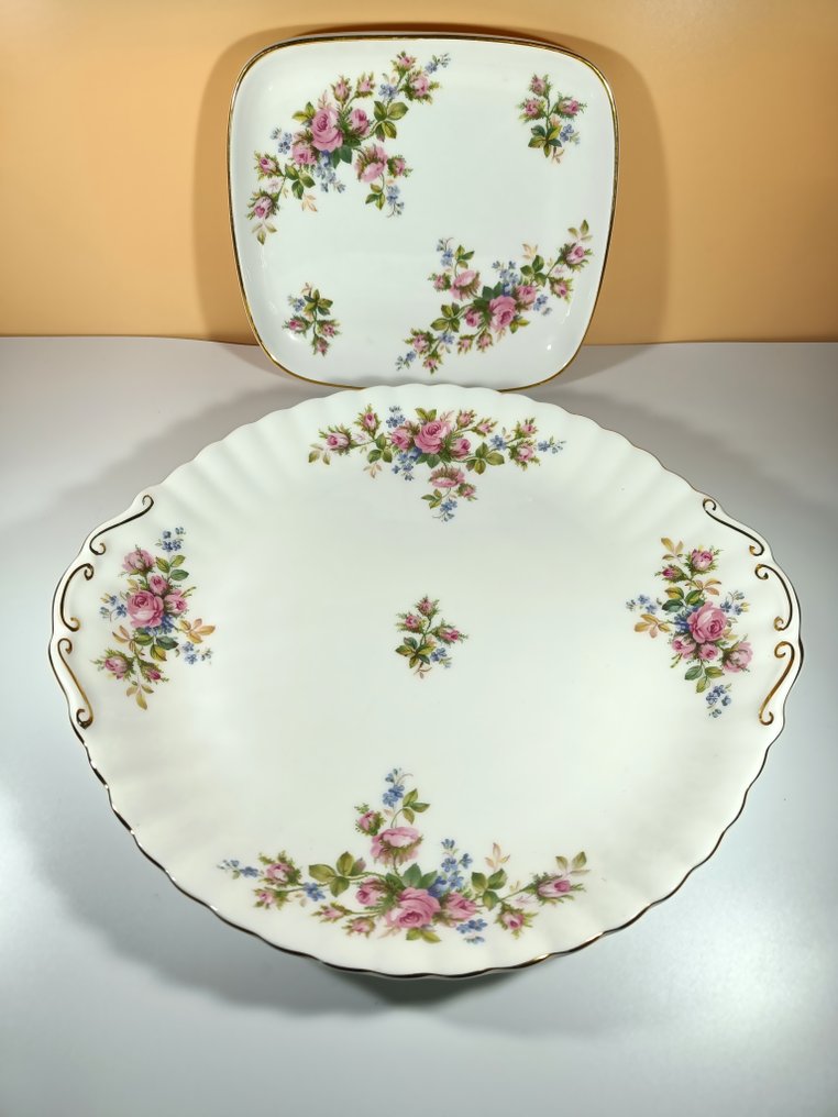 Royal Albert - Royal Albert - Serving tray (2) - Bone - Royal/Moss Rose/(c.1957) #4.3