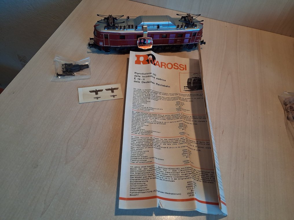 Rivarossi H0 - 1665 - Ηλεκτροκίνητη ατμομηχανή (1) - BR E 19 - Deutsche Reichsbahn #2.1