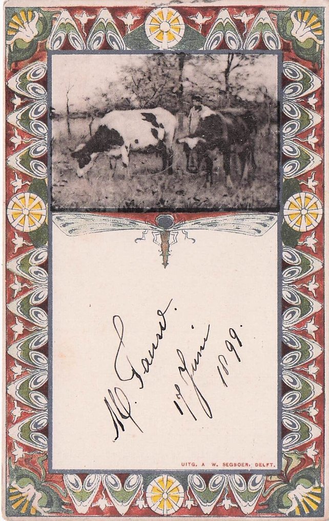 牛，包括一些幻想 - 明信片 (90) - 1905-1970 #1.0