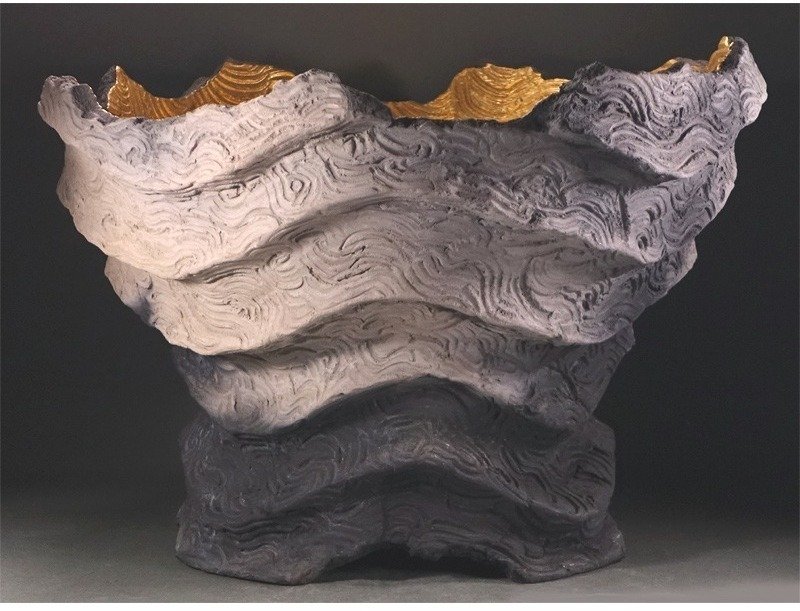 大型装饰性碗 - 陶瓷 - 坂田甚内 Sakata Jinnai (1943-) - 日本 - 1900-2000 #2.1