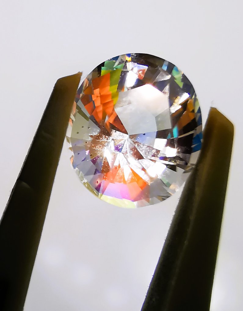 没有保留价 - 1 pcs  多色 月光石  - 1.80 ct - 西班牙宝石学院（IGE） - MOONSTONE/RAINBOW #4.3