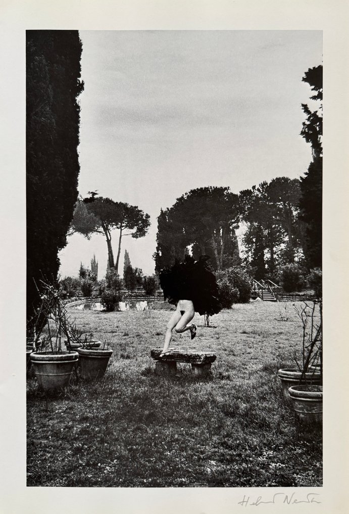 Helmut Newton (1920–2004) - In a garden near Rome, 1977 #1.0