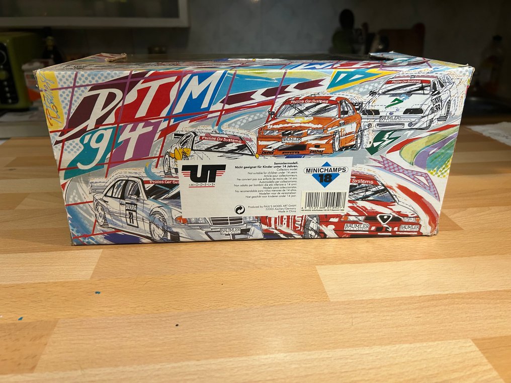 Minichamps 1:18 - Σπορ αυτοκίνητο μοντελισμού - Alfa Romeo 155 DTM Nannini #4.3