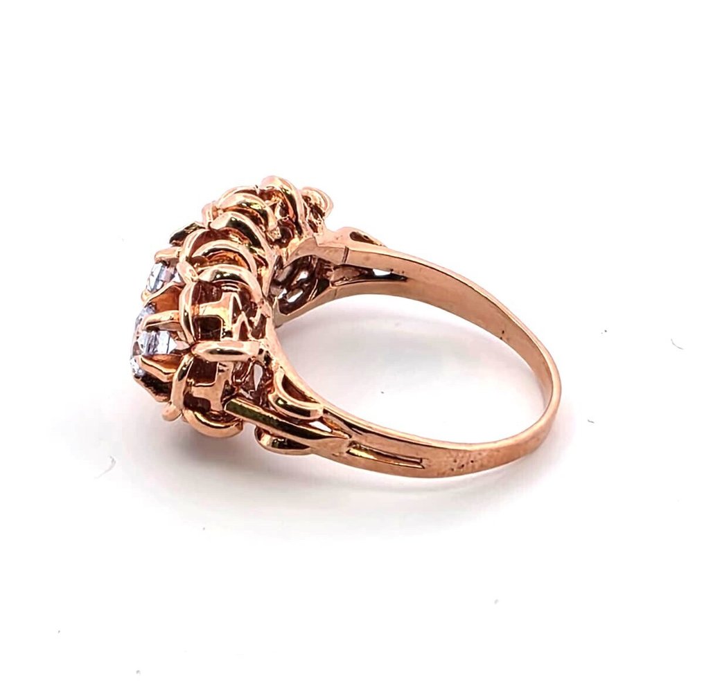 Senza prezzo di riserva - Anello - 9 kt Oro rosa, Argento Topazio #3.2