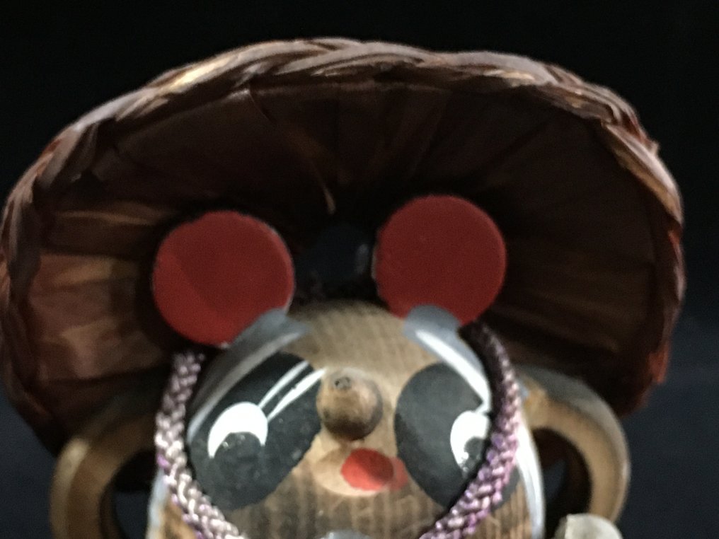 7件套日本复古木制小木偶（高：6-13厘米） - 木 - 日本 - 昭和年代(1926-1989) #4.3