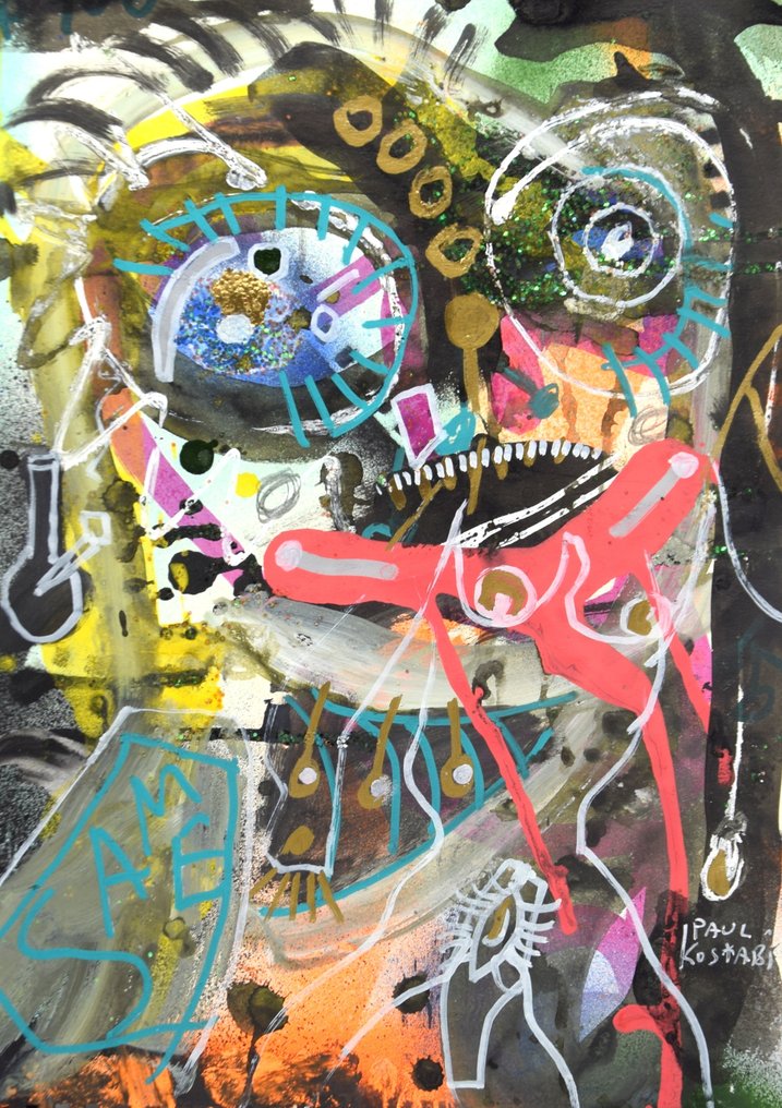 Paul Kostabi (1962) - My Emerald Awakening #1.0