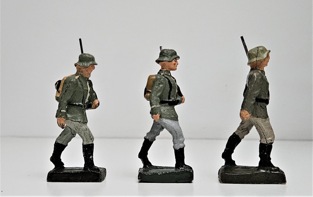 Lineol - 玩具 7x soldats infanterie de la Wehrmacht - 1930-1940 - 德国 #2.1