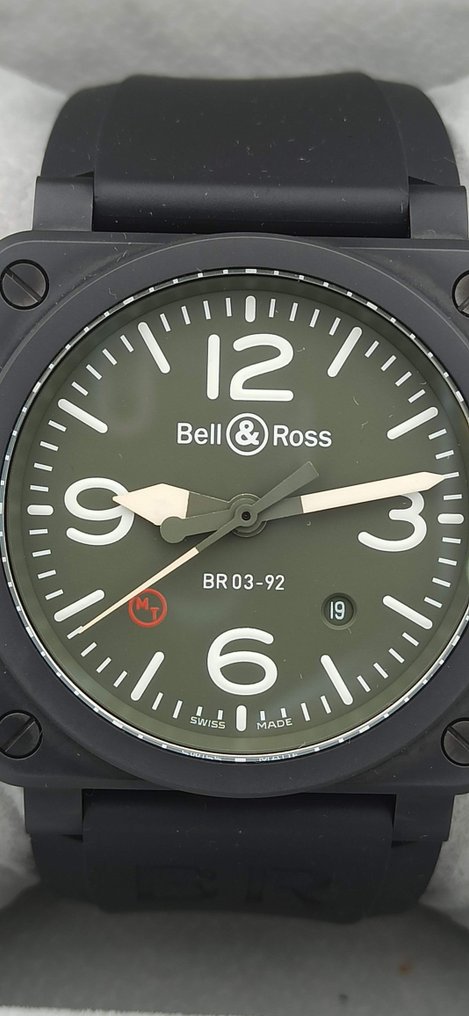 Bell & Ross - AUTOMATİC Military Type Green Dial Ceramic - BR03-92-CBl-04941 - Férfi - 2020 #1.0
