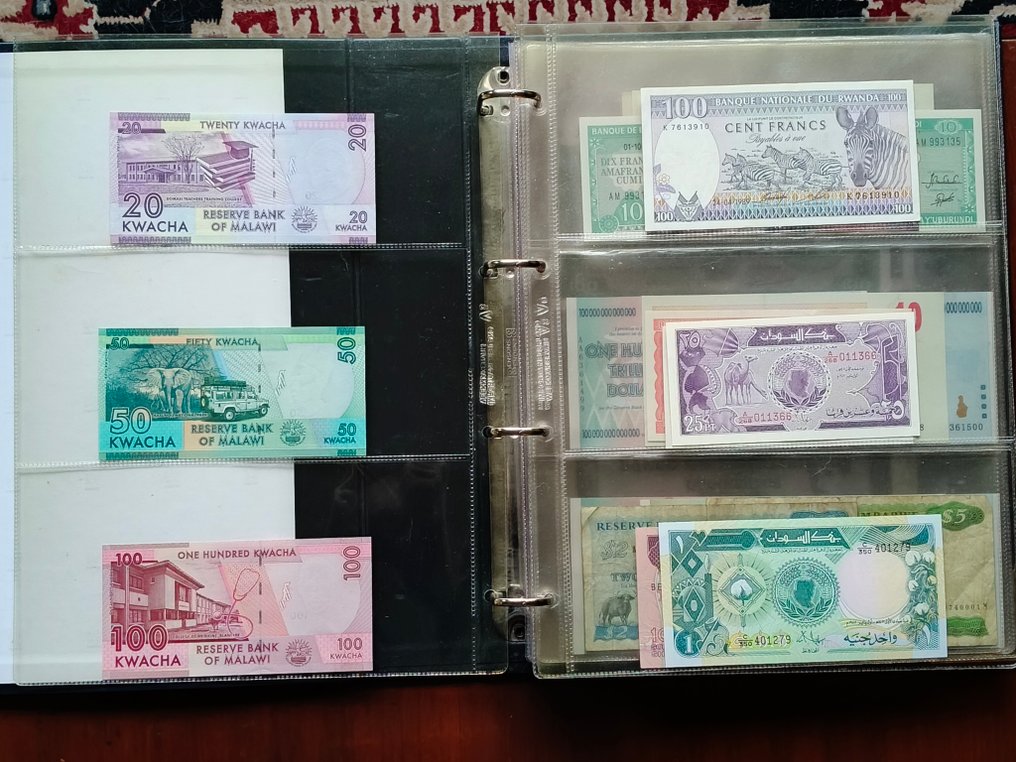 Mondo. - 222 Banknotes - Various Dates  (Senza prezzo di riserva) #3.2