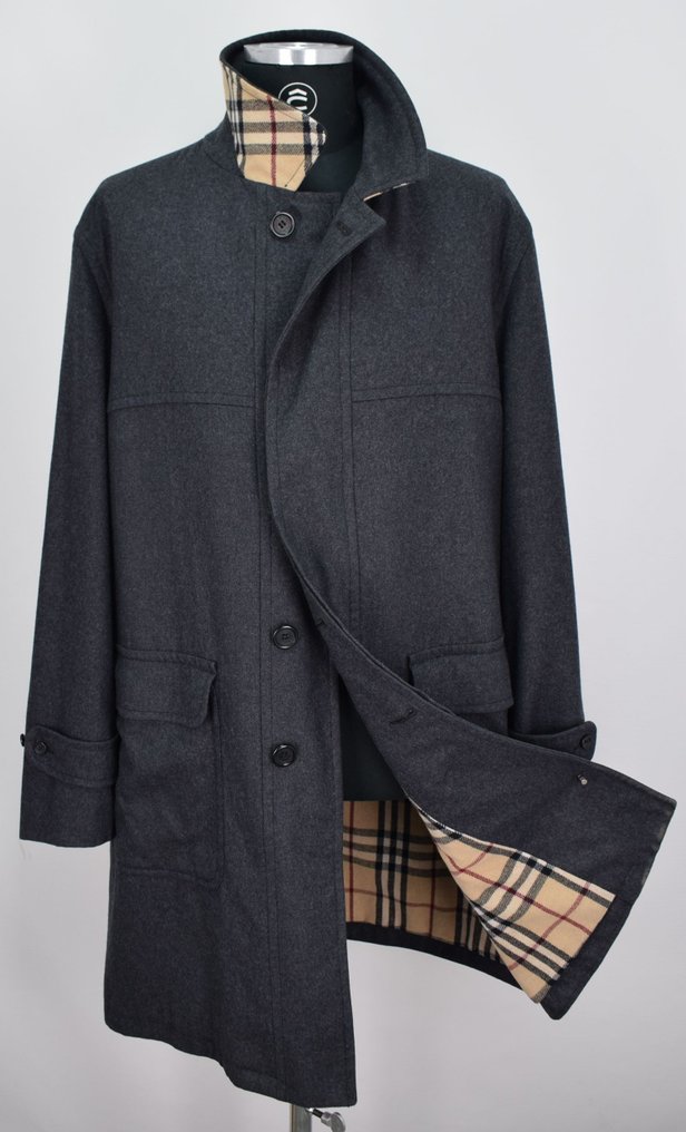 Burberry London Nova Check Lining Virgin Wool - Abrigo #2.1