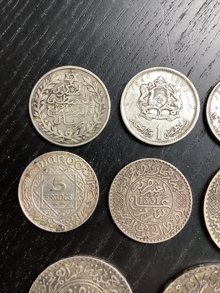Marokko. Lot van 11 munten, 1911-1976  (Ingen mindstepris) #1.0