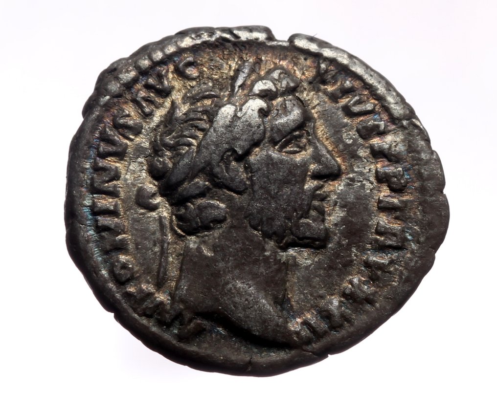 罗马帝国. 安东尼努斯·皮乌斯 （公元 138-161）. Denarius Standing Vesta  (没有保留价) #1.0