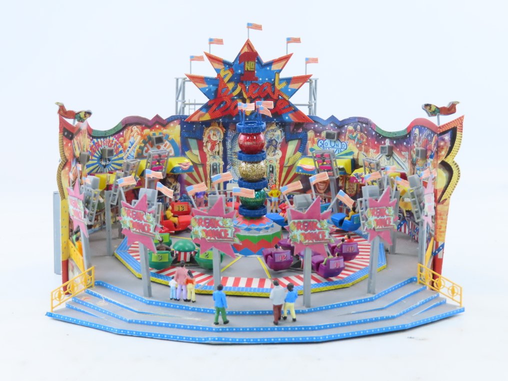 Faller H0 - 440 - Machete tren (1) - Atractie de carnaval 'Break Dancer' cu 2 case de bilete. #4.3