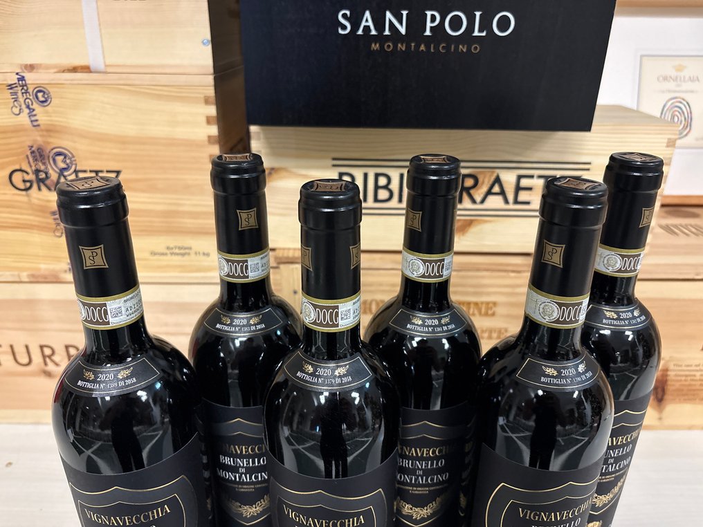 2020 San Polo, Vignavecchia - Μπρουνέλο ντι Μονταλσίνο DOCG - 6 Bottles (0.75L) #2.1