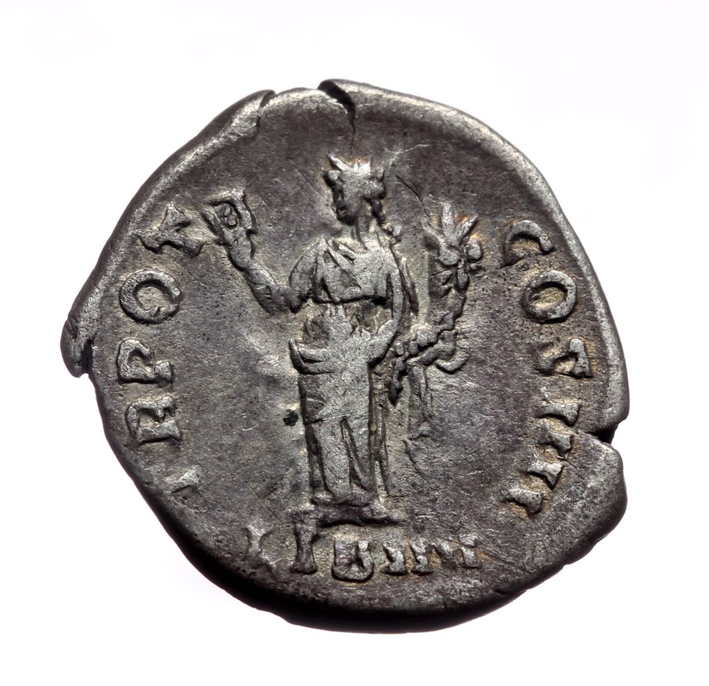 羅馬帝國. 安敦寧·畢尤 (AD 138-161). Denarius Rome - Liberalitas  (沒有保留價) #1.0