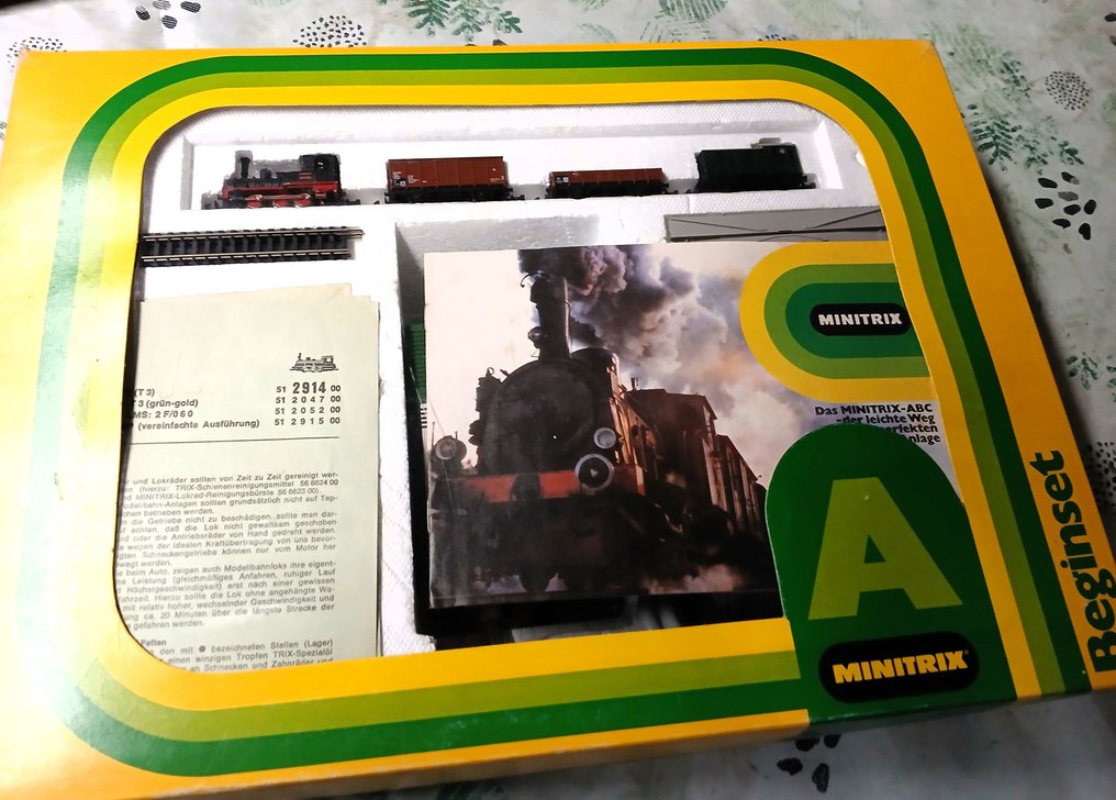 Minitrix N - 1034 - Conjunto de comboios (1) - Startset, pouco usado - DB #1.0