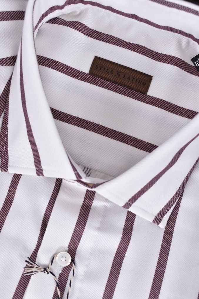 STILE LATINO  - 41 - Katoen Zijde Cashmere - Ultrasoft & Luxury - Πουκάμισο - New with tags #2.1