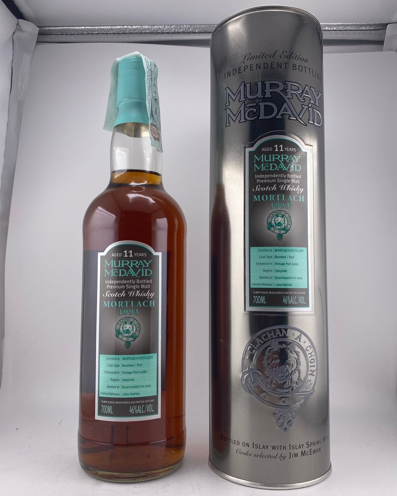 Mortlach 1993 11 years old Port Cask Finish - Murray McDavid  - b. 2005  - 70 cl #1.0