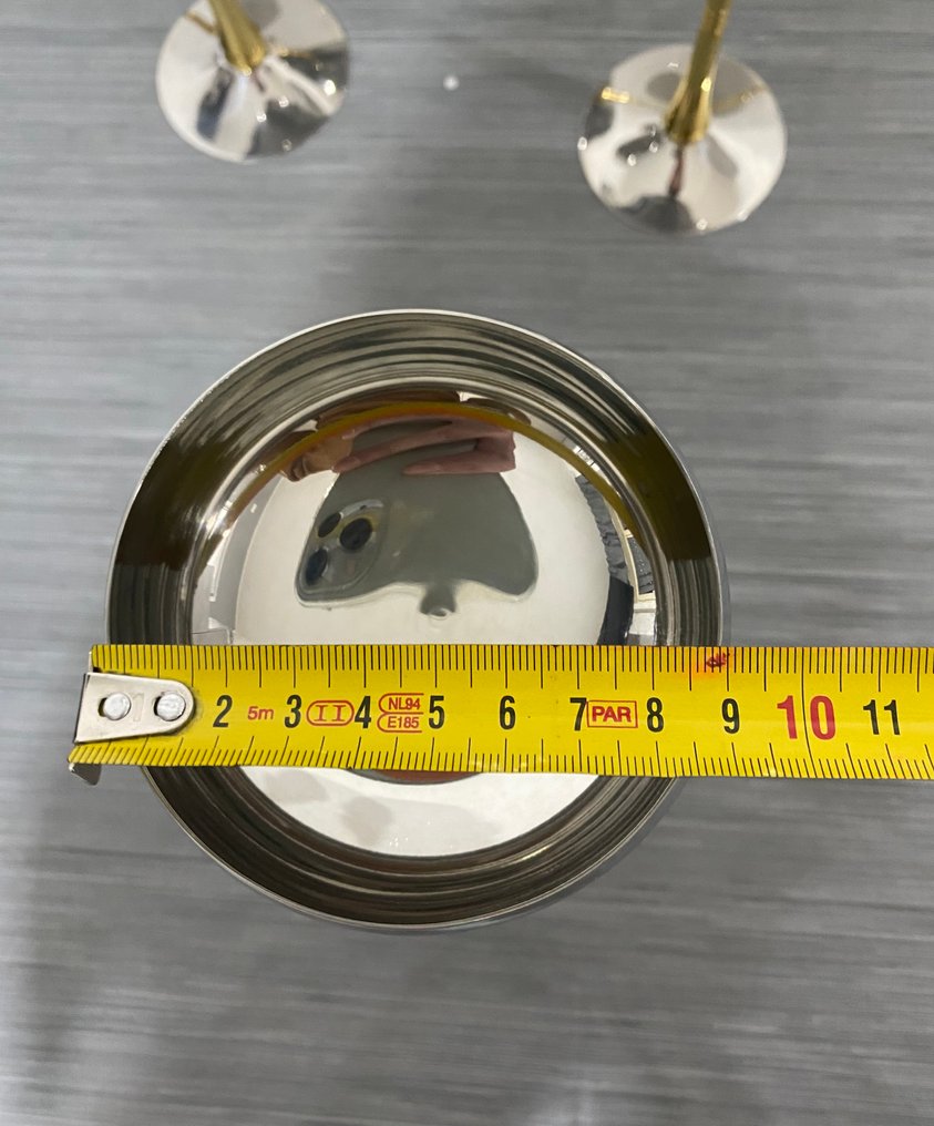 香槟杯 (6) - 钢 - 一套六个鸡尾酒杯 #3.2